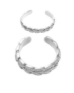 пара колец лавровые веточки прямые