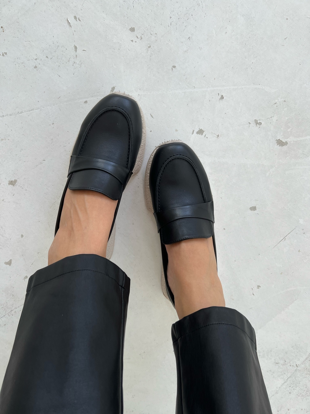 Мокасины из мягкой кожи