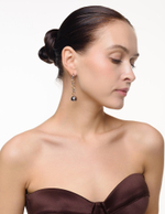 Серьги "Silver Ball" Bicolor