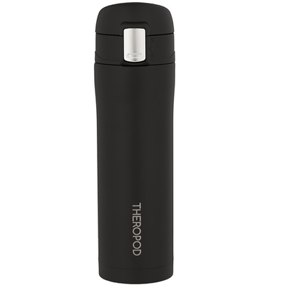 Термос для напитков (термокружка) THEROPOD TP-19-420-B 0.42L черный