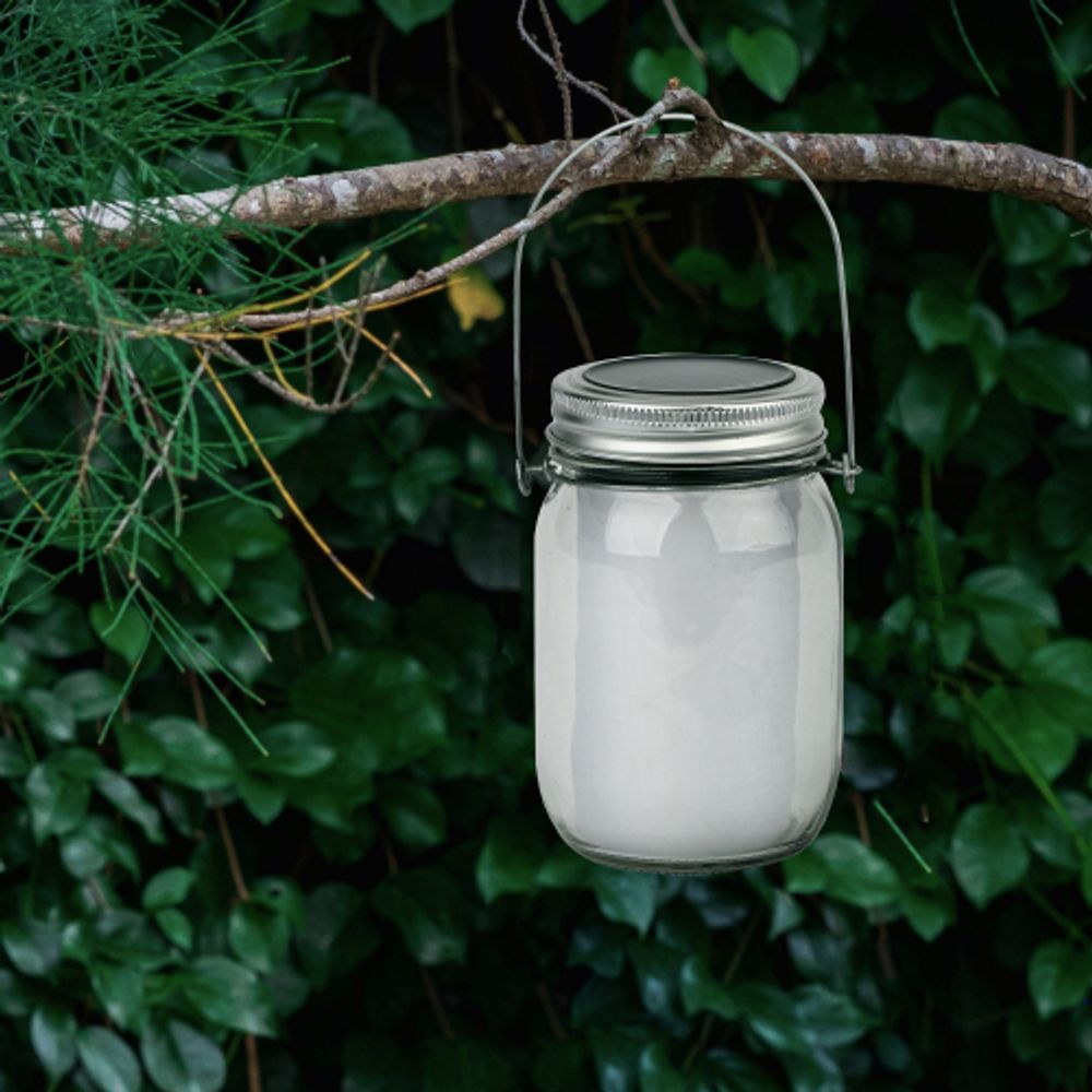 SL-GL14-JAR-3 ЭРА Садовый светильник на солнечной батарее, стекло, металл, прозрачный, 13,5 см | Садовые декоративные светильники