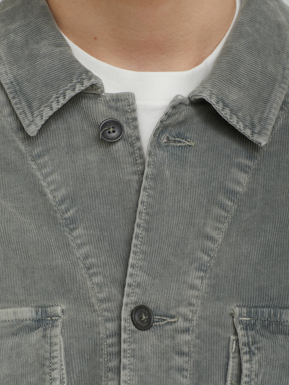Мужская Рубашка Long Sleeve In Corduroy