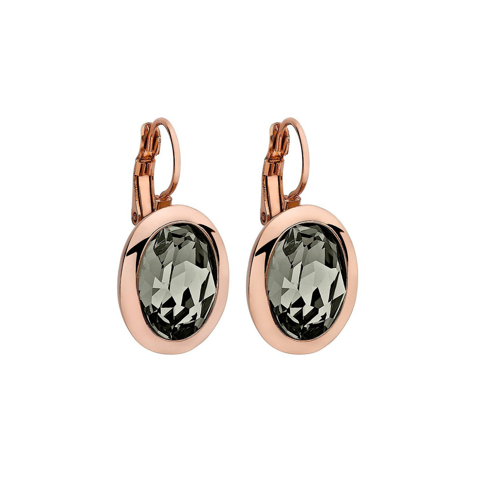 Серьги Qudo Tivola Black Diamond 303032 BW/RG