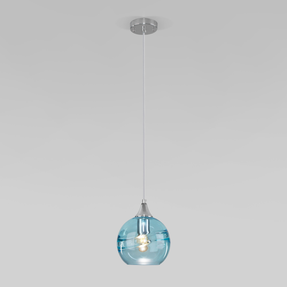 Подвесной светильник 50221/1 голубой