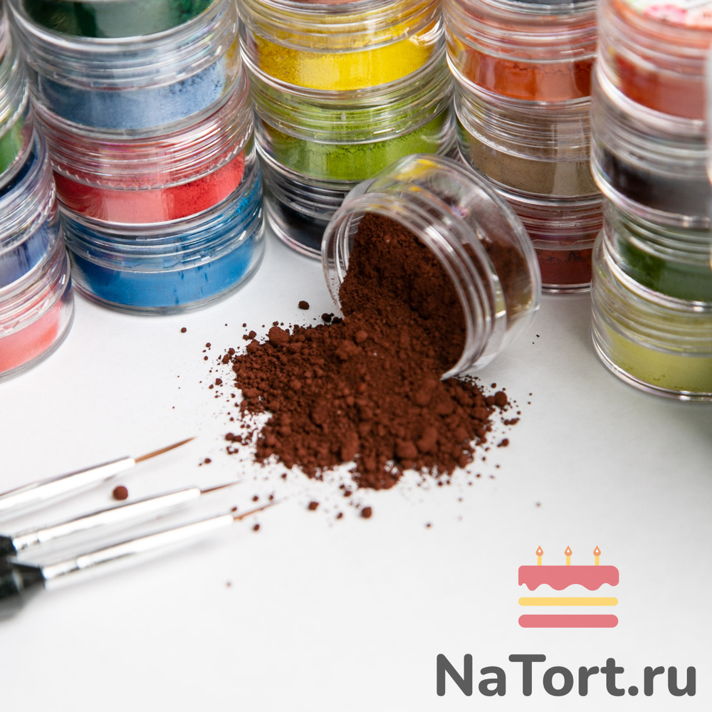 Краситель пыльца цветочная «Коричневый» 4 гр