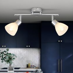 Светильник настенно-потолочный спот Rivoli Keila 7051-702 2 х Е14 40 Вт поворотный | Rivoli