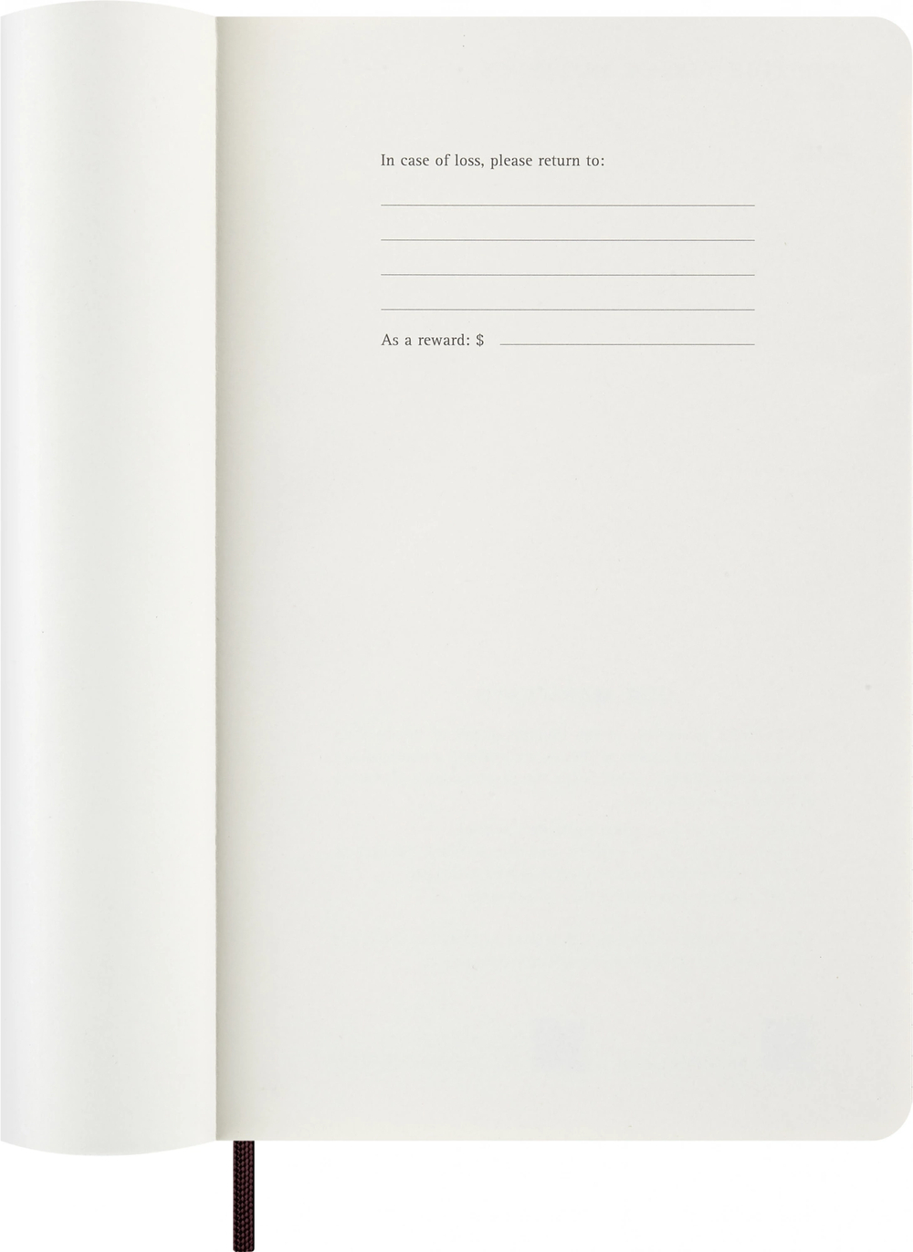 Еженедельник Moleskine PRECIOUS & ETHICAL MAMBA Large 130х210мм обложка экокожа 144 стр бургунди (DSPRETF3712WN3)