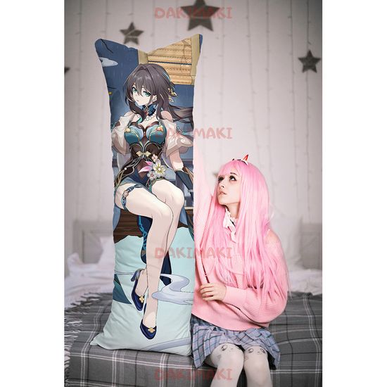 Дакимакура Жуань Мэй Хонкай Стар Рейл арт. 1148