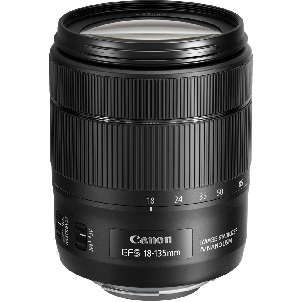 Объектив Canon EF-S 18-135mm f/3.5-5.6 IS USM, черный