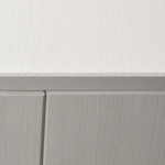 Dipriz Комод дизайнерский Карлос из сосны, 3 ящика, 75х35х90 см, белый воск