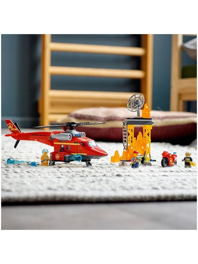 Конструктор LEGO City Fire 60281 Спасательный пожарный вертолёт