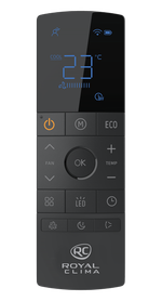 Внутренний блок настенного типа для мульти сплит-систем серии MULTI FLEXI VENTURO NERO Inverter RCI-VT12HN