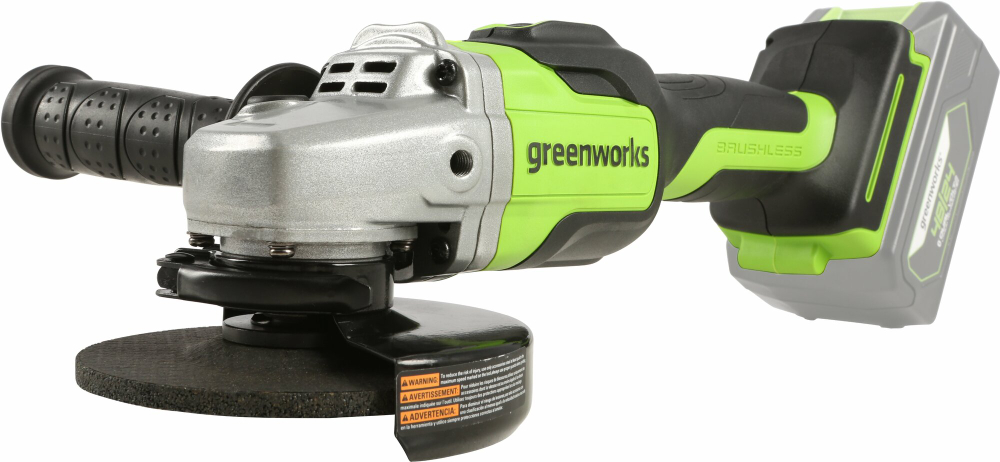 УШМ GREENWORKS GD24AGK2 в компл. с АКБ 2Ач. и ЗУ (3200207UA)