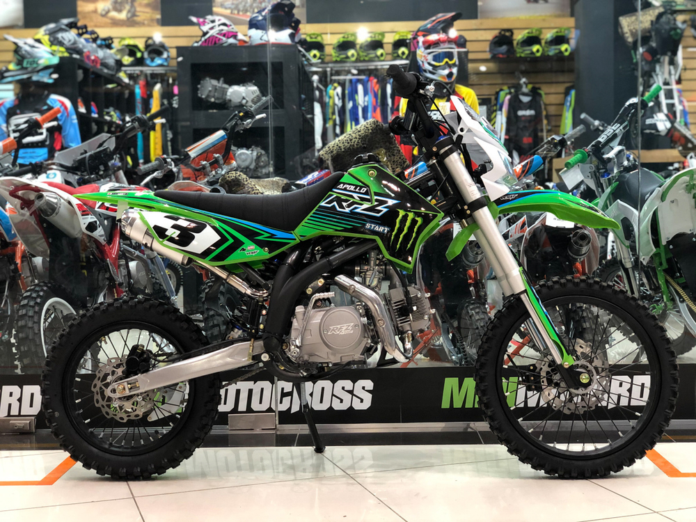 Питбайк Apollo RFZ START 125L 17/14 Зеленый