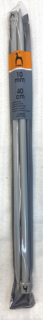 Спицы прямые №10 40см Пони