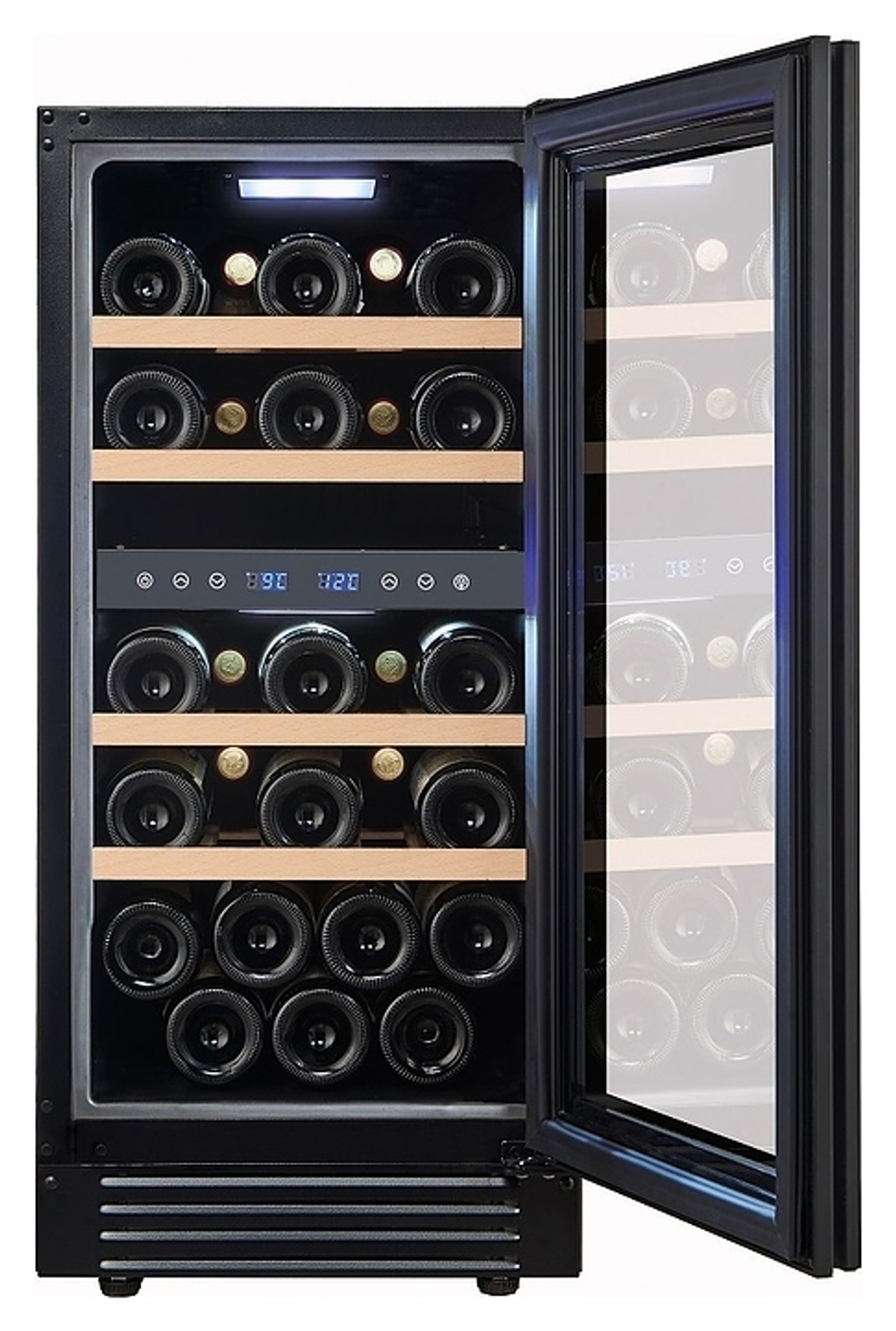 Винный шкаф Cellar Private CP027-2TBH черная дверь со скрытой рукояткой