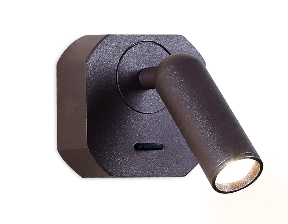 FW283 SCF кофе песок LED 4200K 3W 66*66*65