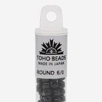 Японский бисер TOHO Round 6/0 (№49), непрозрачный глянцевый
