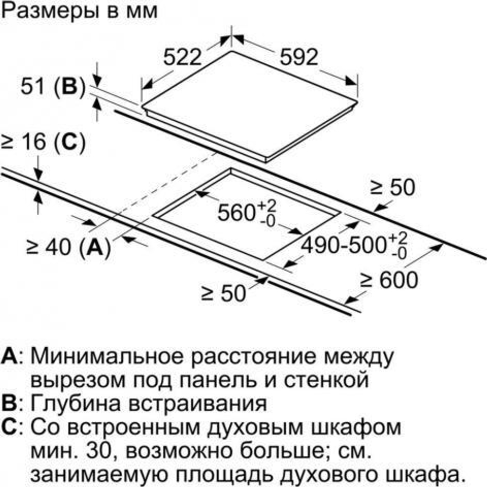 Встраиваемая индукционная варочная панель Bosch PVQ612FC5E