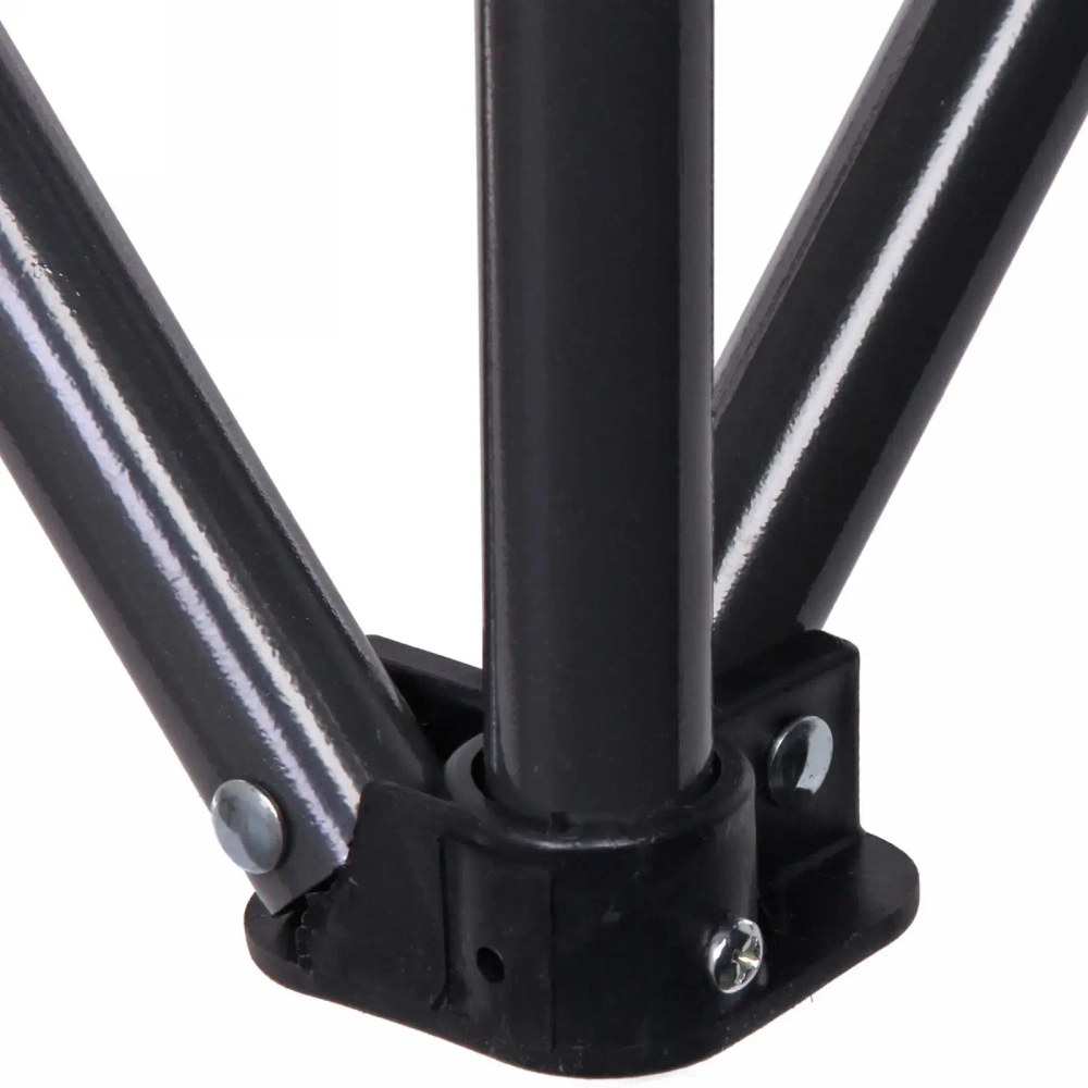 Кресло складное с подлокотниками до 120кг Турист 62*63*95см серо-синее