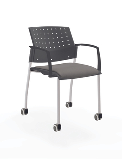 Movie стул на 4 ногах и колесах