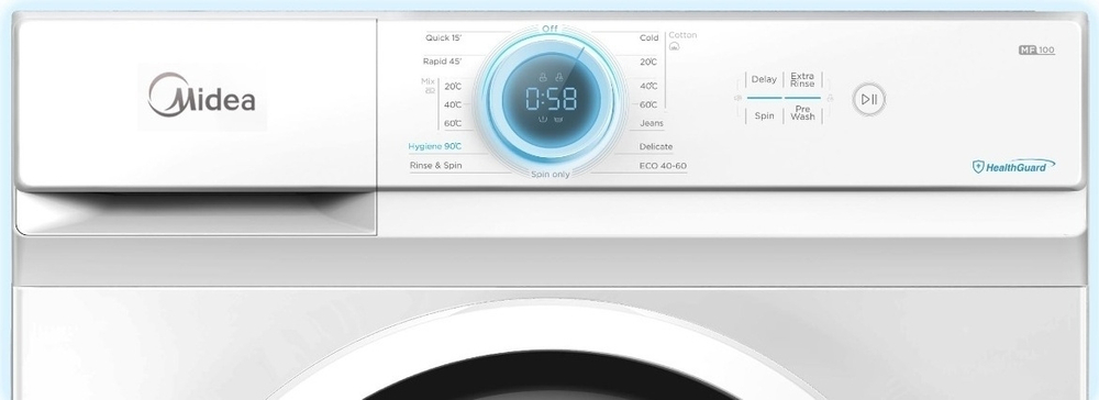 Стиральная машина Midea MF100W70B/W-C белый
