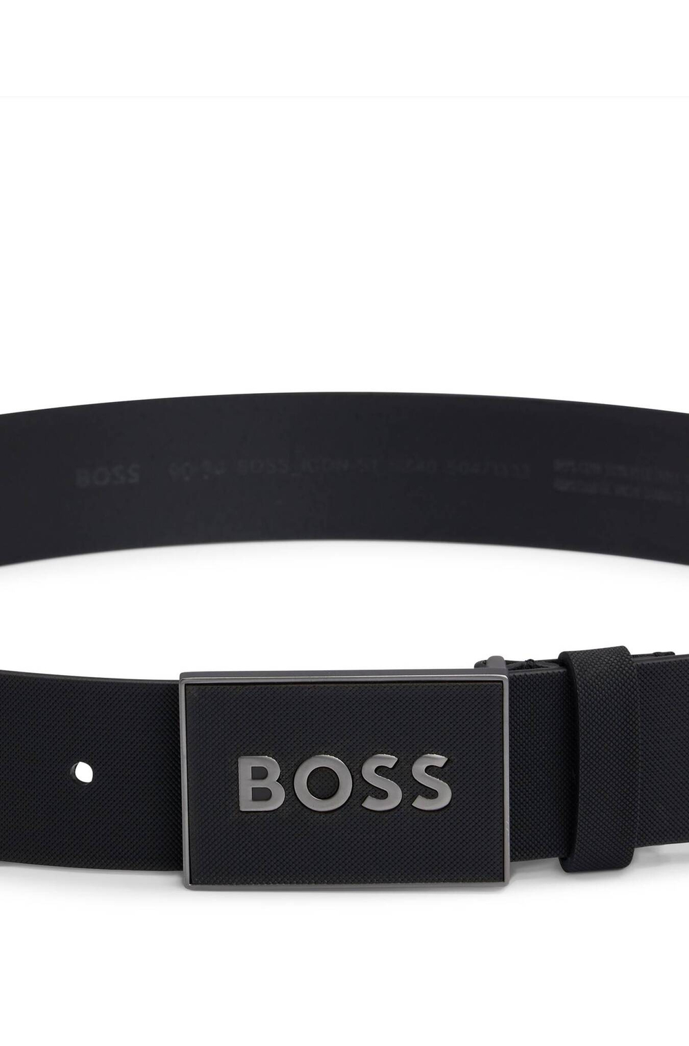 Skórzany pasek Boss_Icon-S1 BOSS BLACK - черный(50471333)