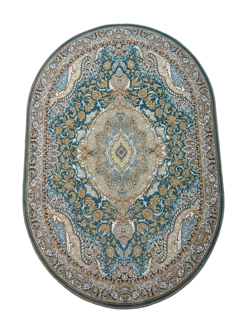 Ковер Mashad 1200 G146 Blue/Grey Овал