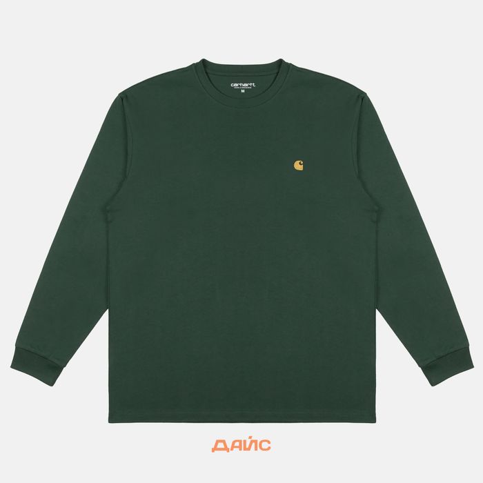Лонгслив мужской Carhartt WIP Chase артикул:I026392_sycamore - купить в магазине Дайс