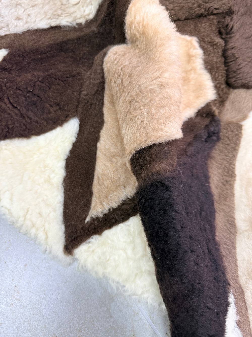 Ковер шкура натуральная овчина меховой