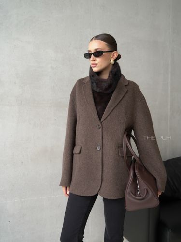 Пиджак из шерсти шоколадного цвета