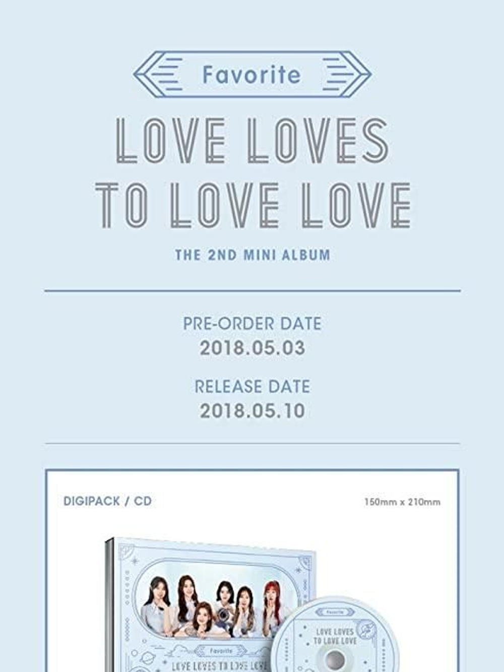 Альбом Favorite - Luv Loves To Love Luv 2nd Mini Album