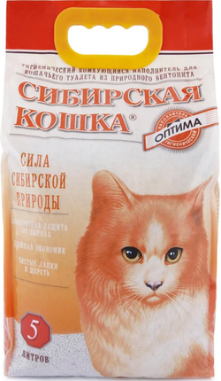 Сибирская кошка Оптима 5л. Комкующийся