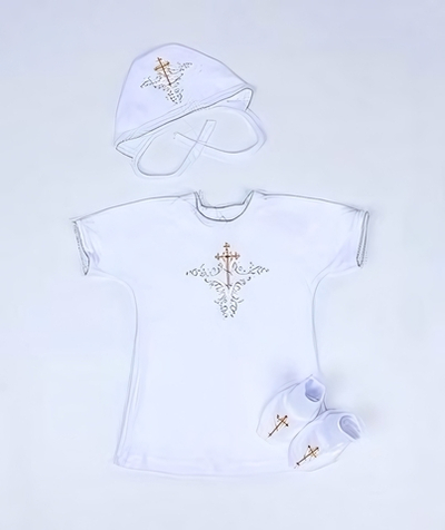 Крестильный набор р.62 молочн (PuZZiki) 13-13