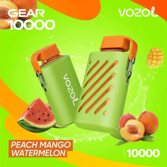 VOZOL GEAR 10000 - Peach Mango Watermelon