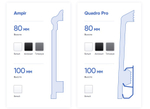 Плинтус Quadro Титаниум 80