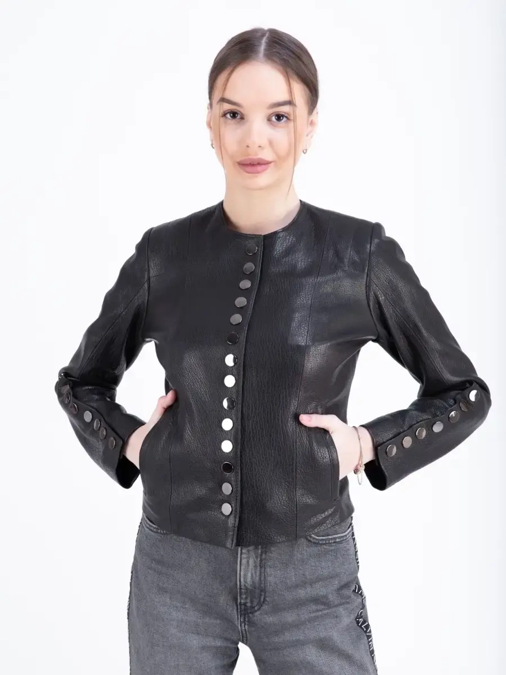 Куртка кожаная женская  натуральная Турция