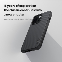 Чехол усиленный от Nillkin c встроенным магнитом для OnePlus 13T и 13s, серия Super Frosted Shield Pro Magnetic Case
