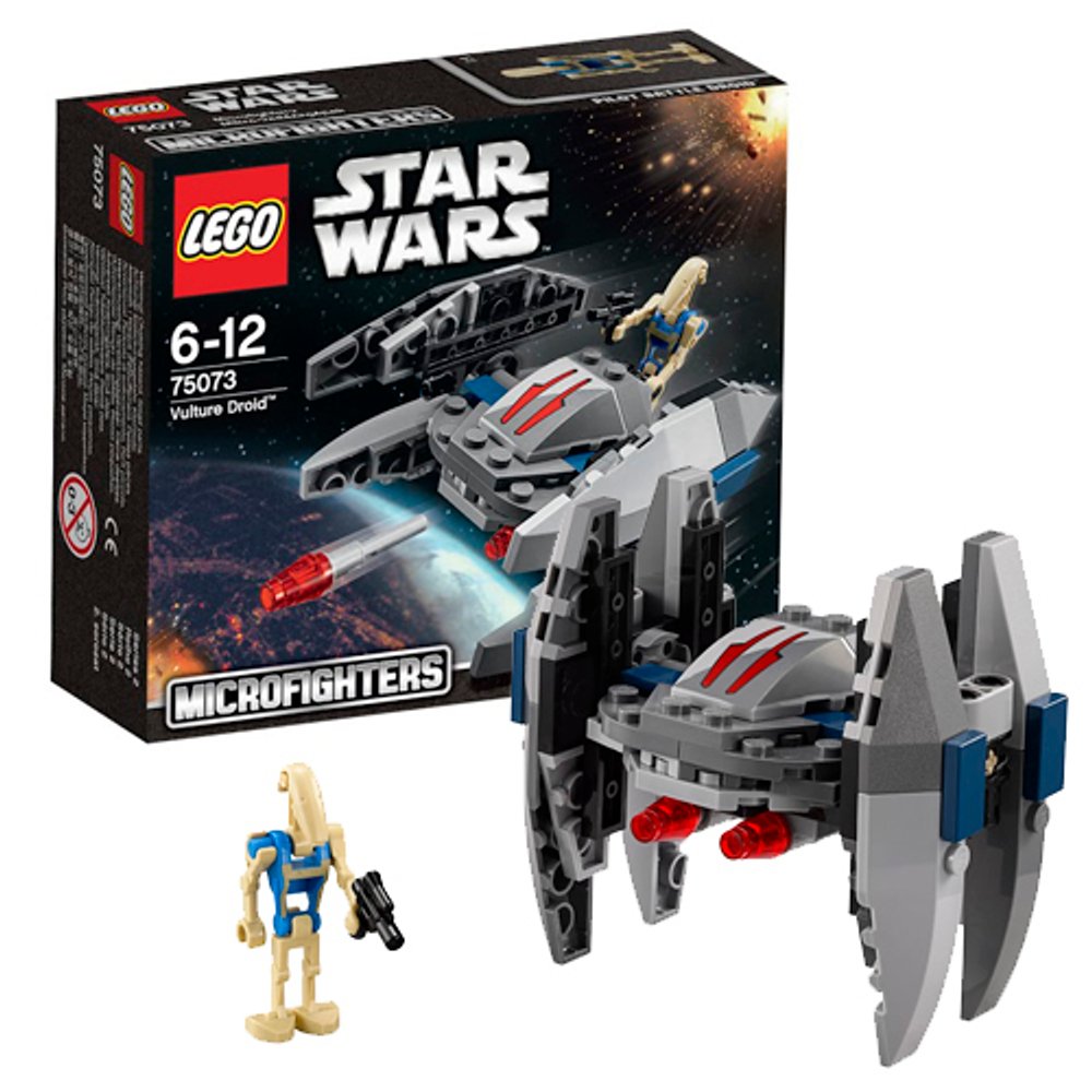 LEGO Star Wars: Дроид-Стервятник 75073 — Vulture Droid Microfighter — Лего Звездные войны Стар Ворз