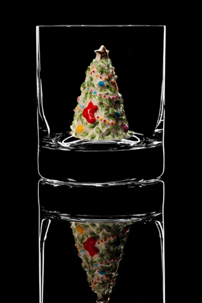 Бокал для виски "Ёлочка". (Вариант 1)