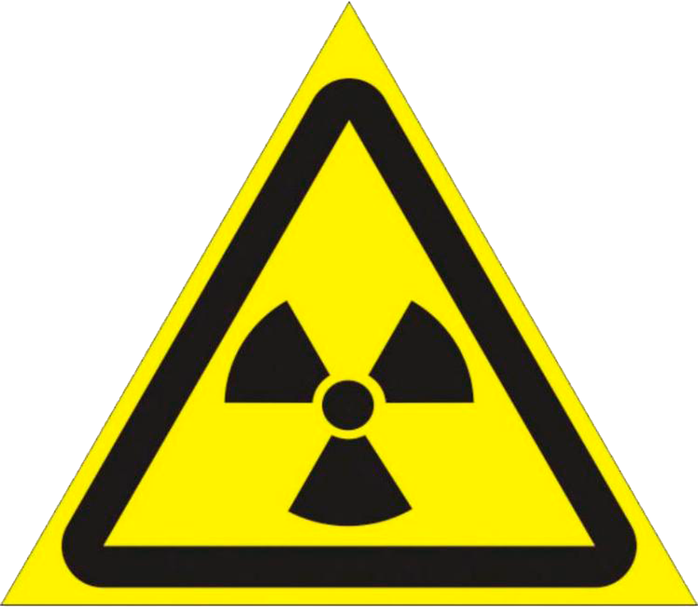 W05 "Опасно. Радиоактивные вещества или ионизирующее излучение"
