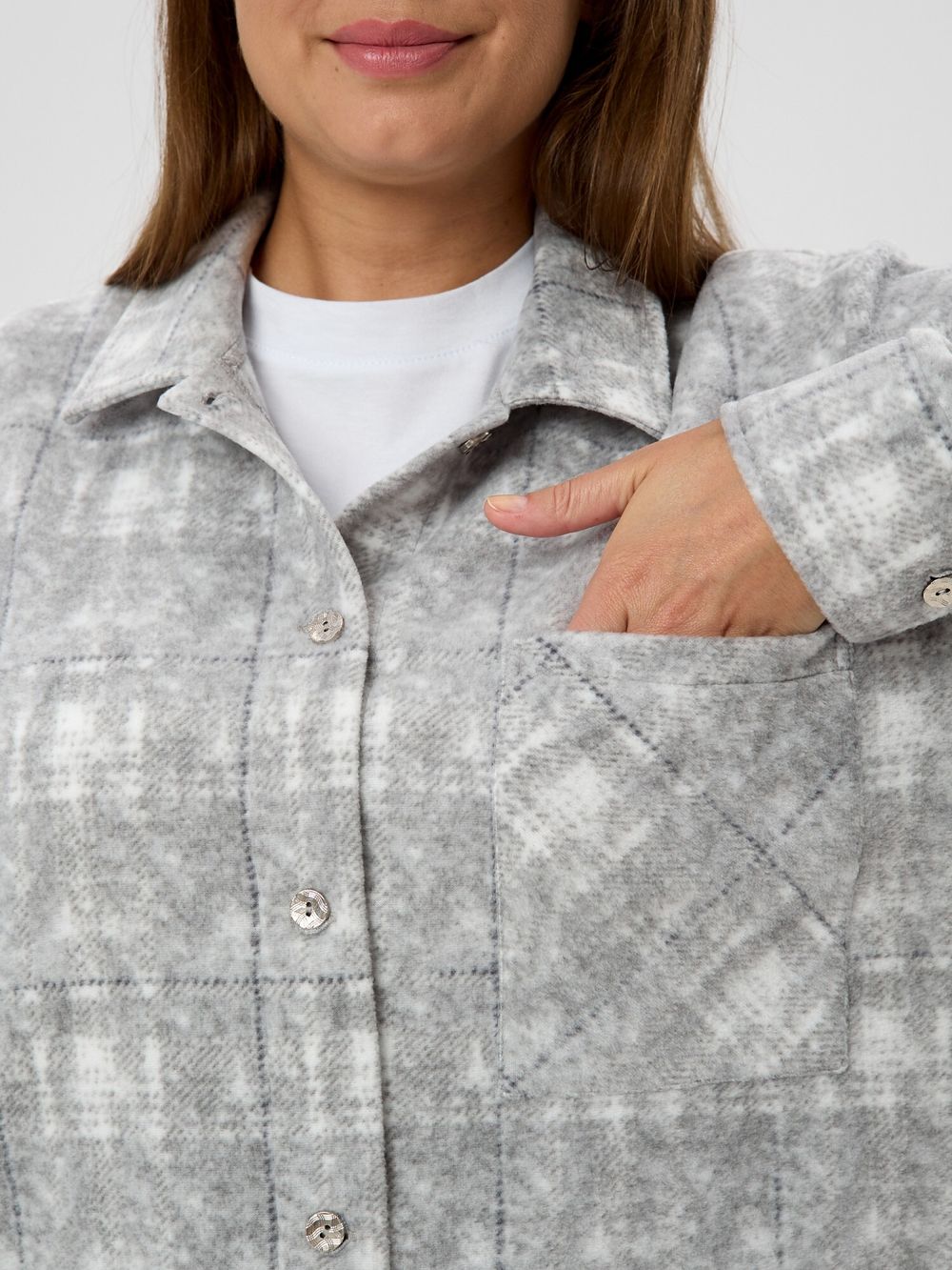 Рубашка Вселенная Виотекс СЕРЫЙ