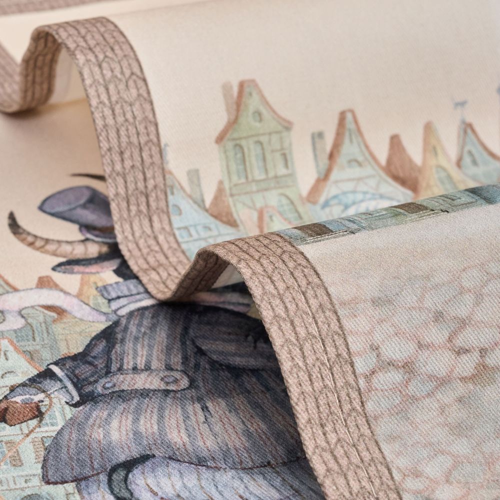 КОМПЛЕКТ САЛФЕТОК 2ШТ "ПРОМЕНАД"40Х40 СМ ,БЕЖЕВЫЙ, 100% ХЛОПОК,ТВИЛ