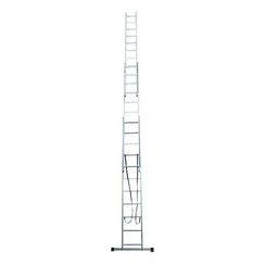 Лестница алюминиевая STAIRS трехсекционная 3x11 ступеней (AL311)