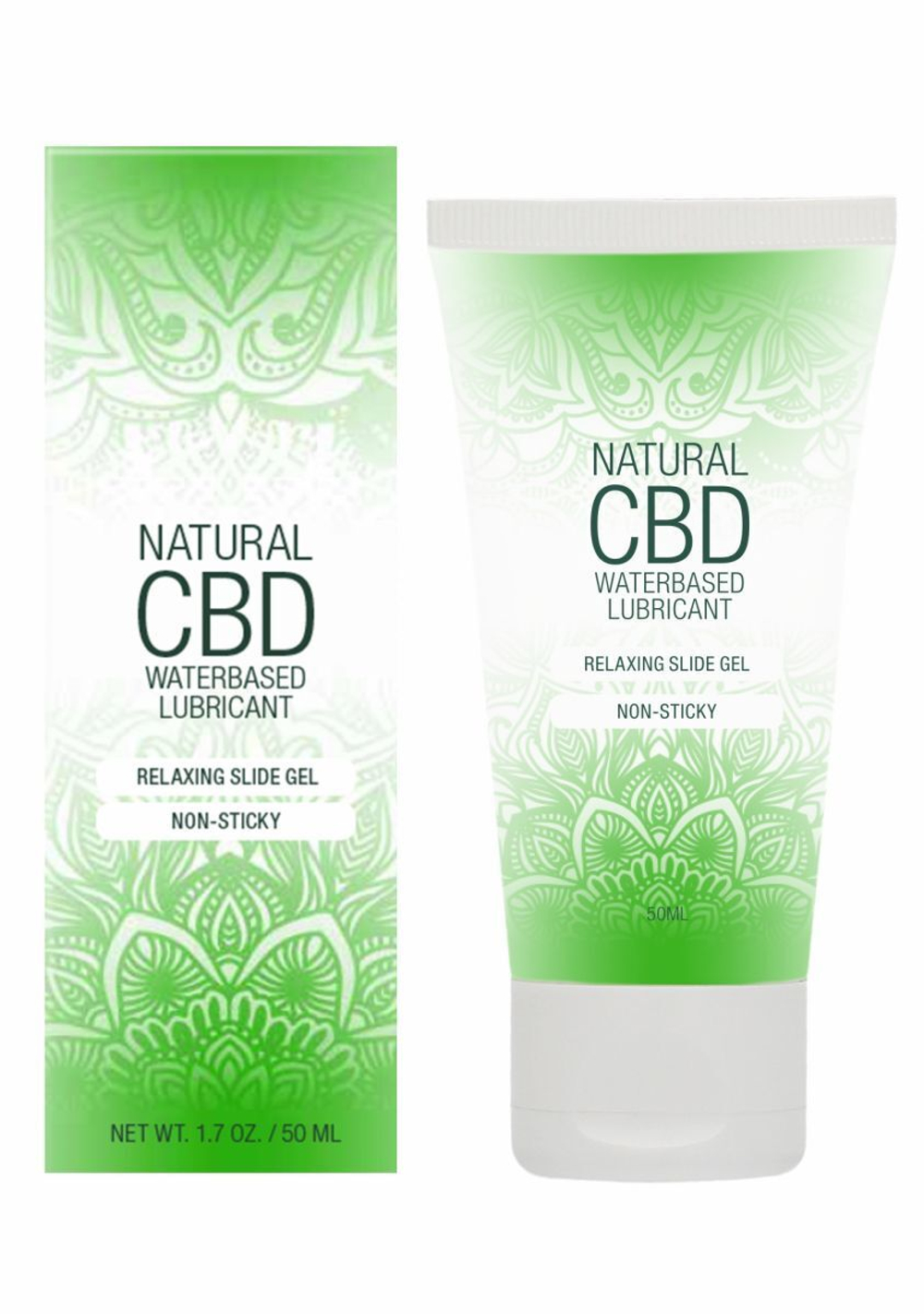 Лубрикант на водной основе Natural CBD Waterbased Lubricant - 50 мл. (Цвет: не задано)