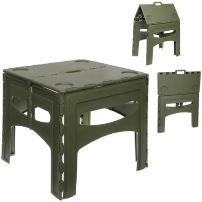 Стол кемпинговый складной PL-T404Q, 47*45*43 см, до 100 кг, зеленый