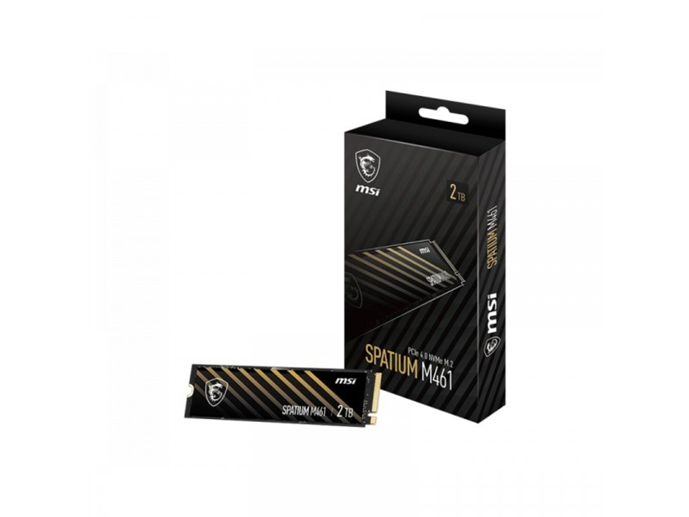 SSD накопитель MSI Spatium M461 2ТБ, M.2 2280, PCIe 4.0 x4, NVMe [S78-440Q550-P83]