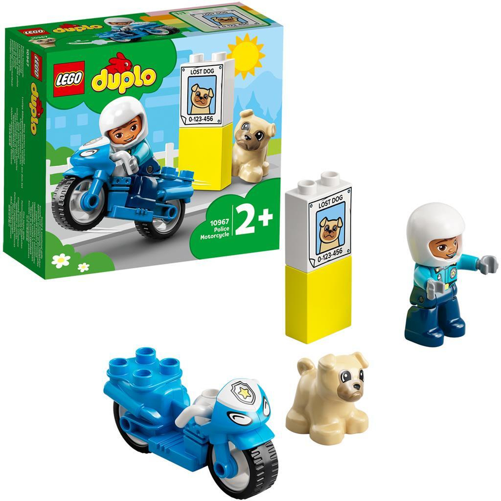LEGO Duplo: Полицейский мотоцикл 10967 —  Police Motorcycle — Лего Дупло
