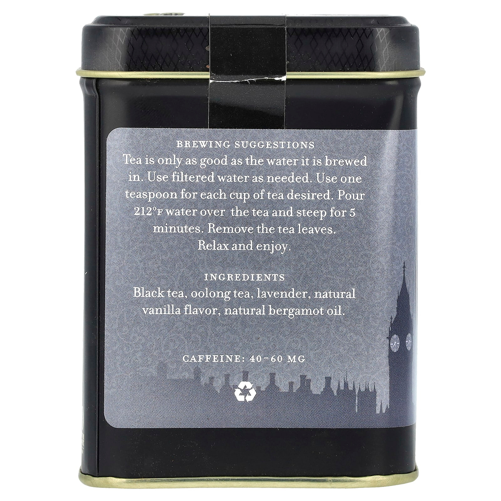 Harney & Sons, черный чай, викторианский «Лондонский туман», 112 г (4 унции)