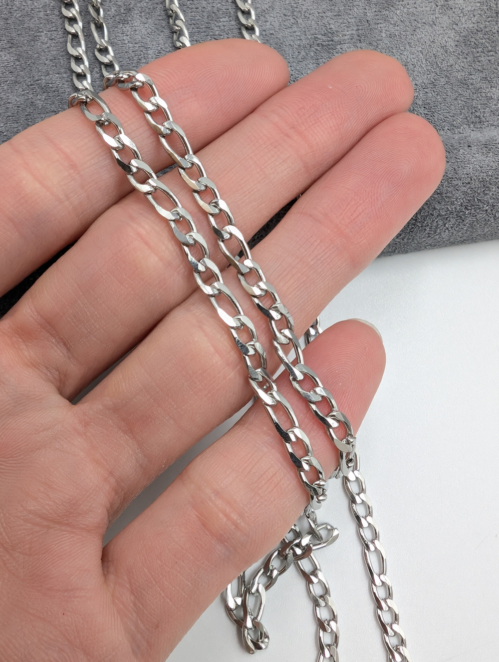 Цепь нержавеющая сталь 3.7мм